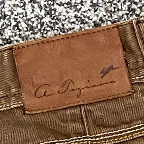 A. TIZIANO - DARK BROWN COTTON SHORTS - SIZE 36 - EXCELLENT CONDITION - B12 - Picture 7 of 16